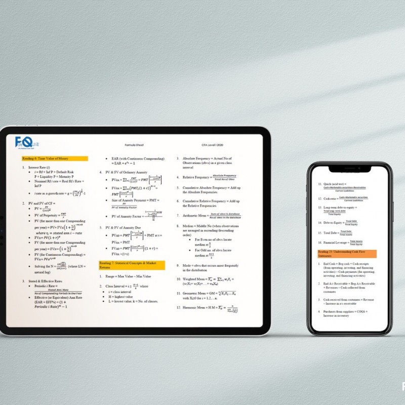 CFA® Level 3 FinQuiz